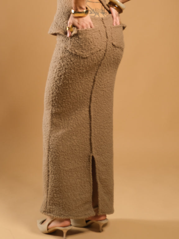 Wool Long Skirt Handmade for Elegant Style