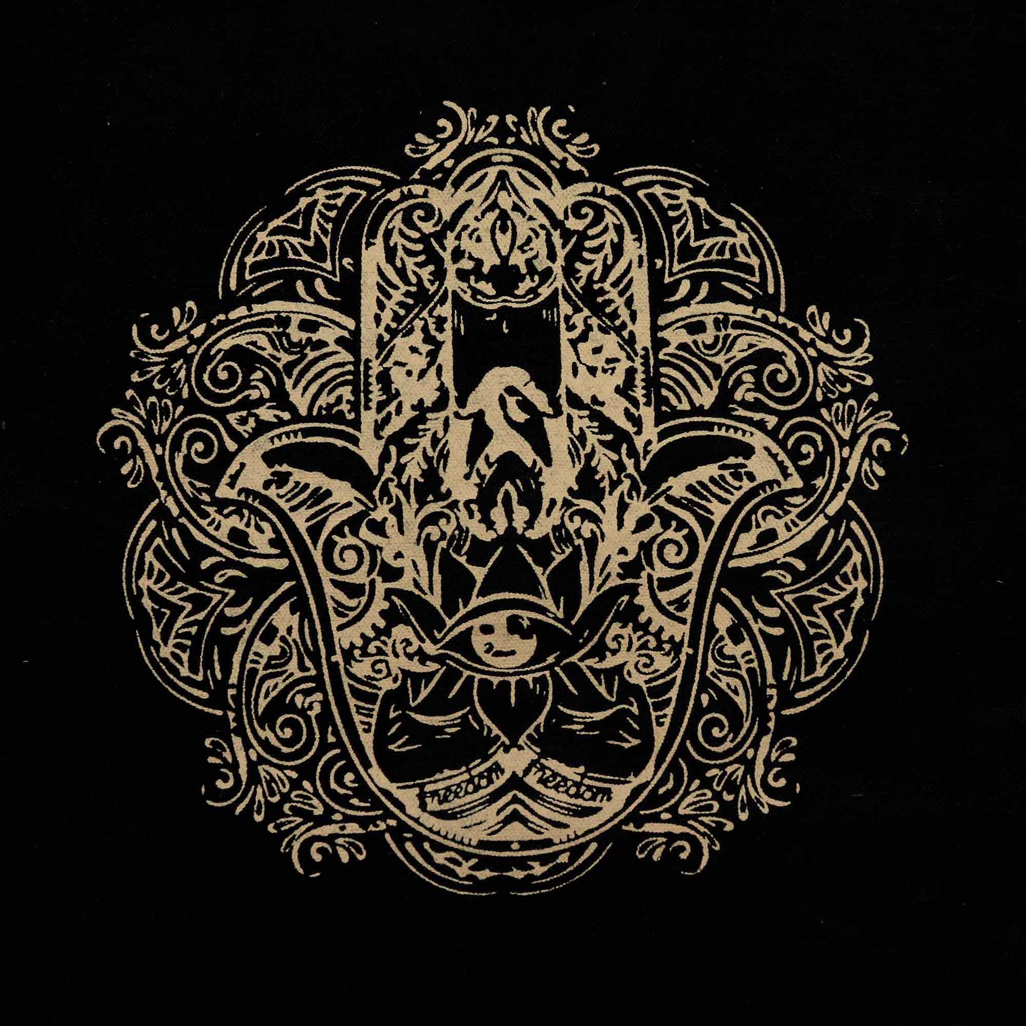 Oversized Tote Bag Chocolate Stonewash 14oz - Freedom Hamsa